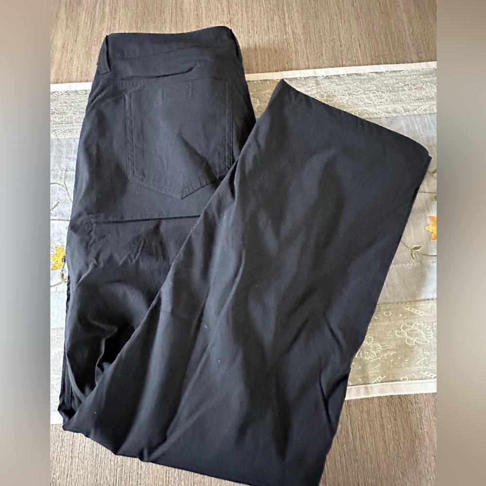 Eddie Bauer Men's Tech Black Water Repellant Pants New - Picture 11 of 11
